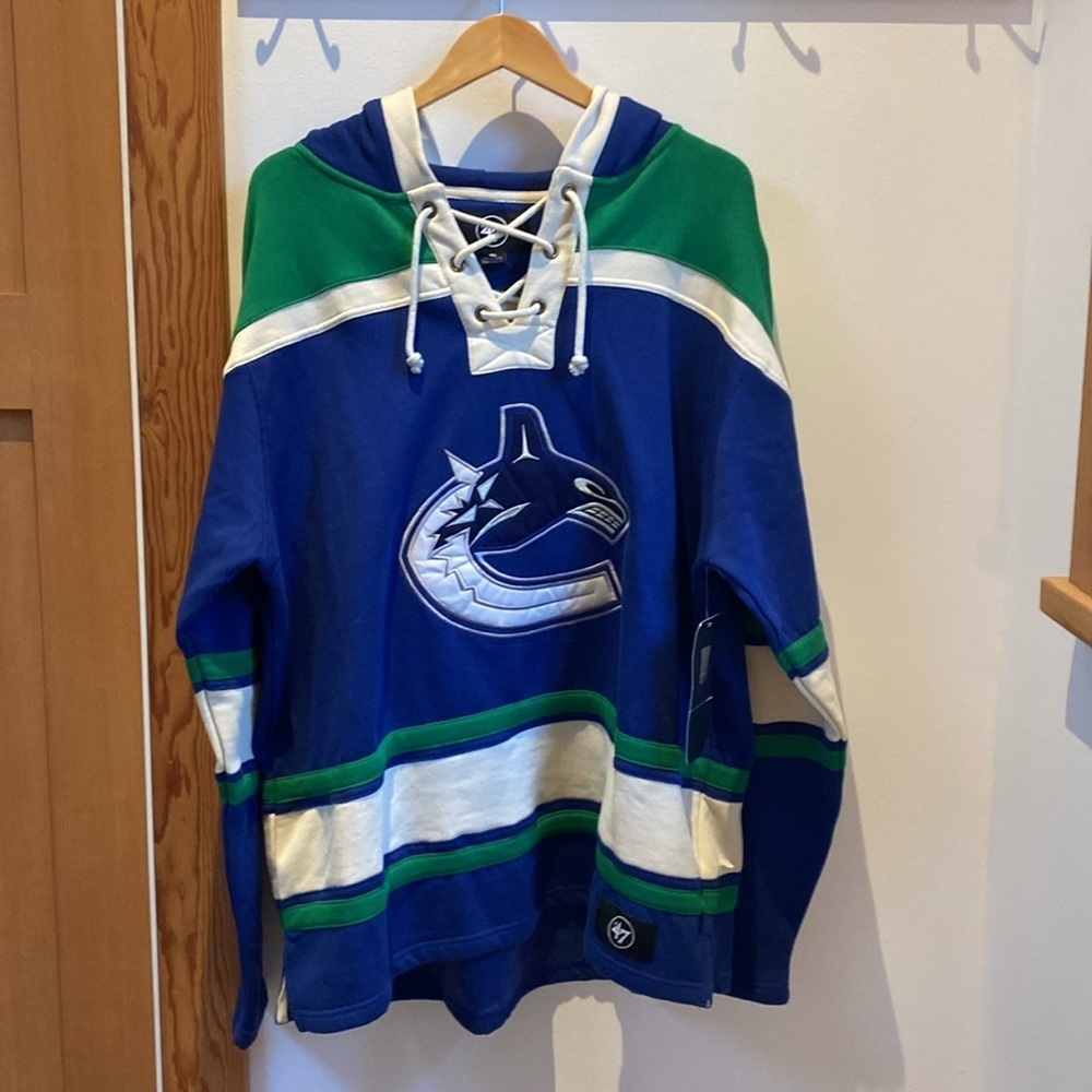 🆕 Canucks Mens Pullover Hoody Licensed - Picture 2 of 10